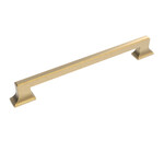 Belwith Keeler Brownstone Appliance Pull Brushed Golden Brass - 12 in