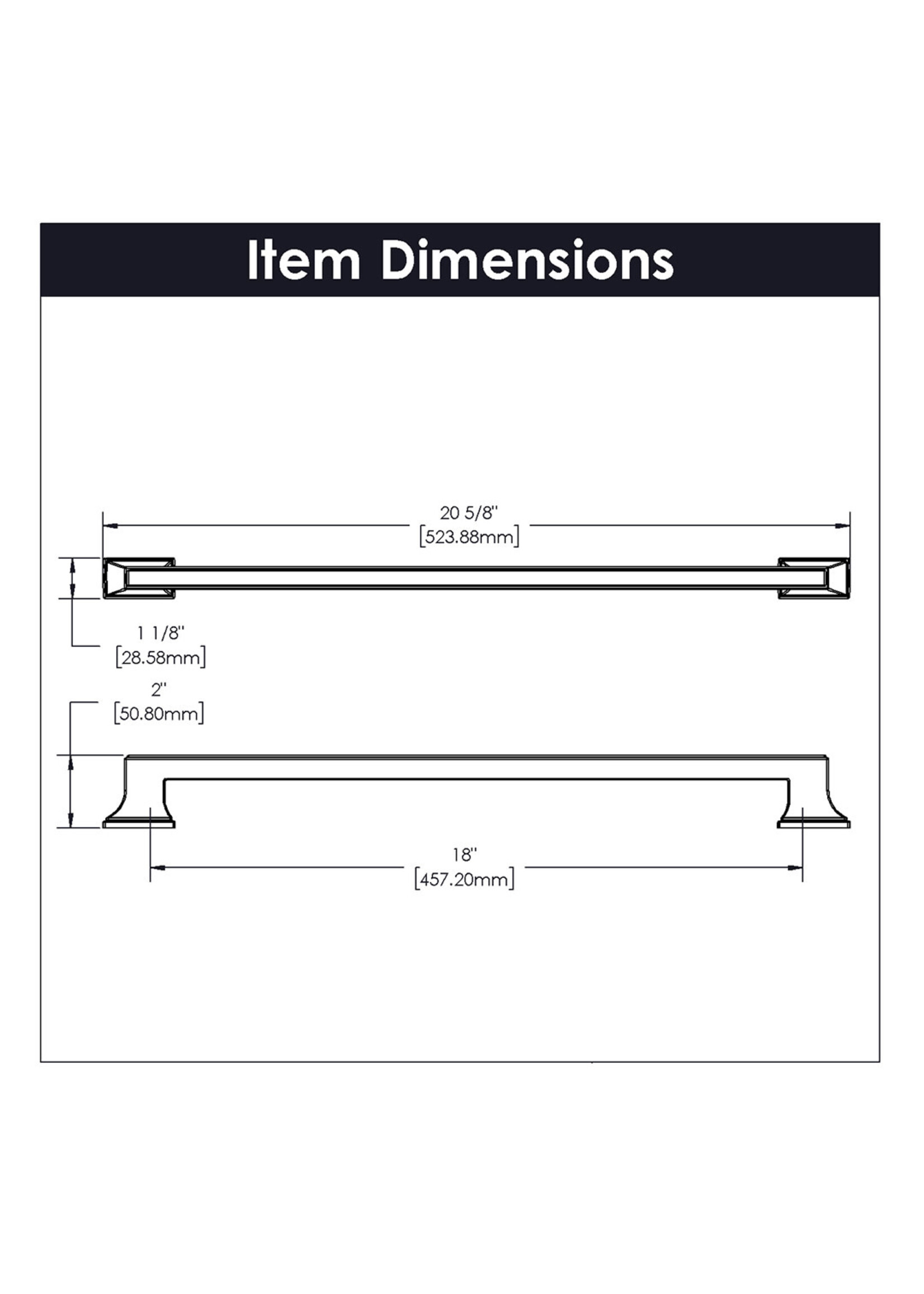 Belwith Keeler Brownstone Appliance Pull