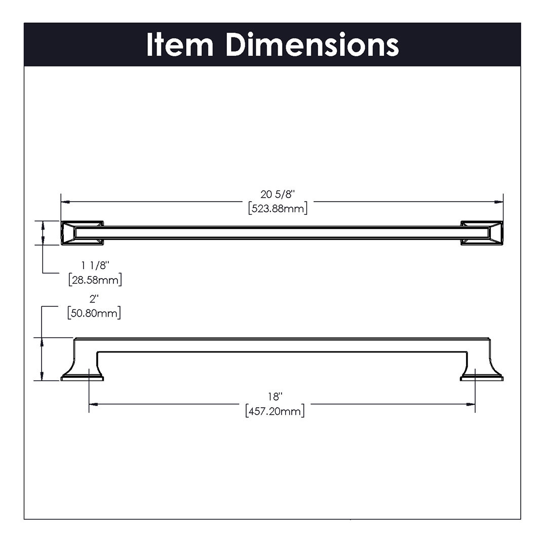 Belwith Keeler Brownstone Appliance Pull