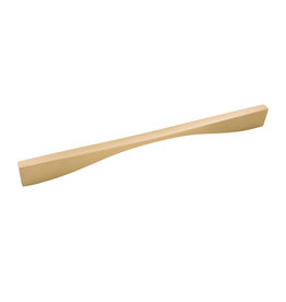 Belwith Keeler Channel Pull Brushed Golden Brass - 12 in