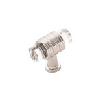 Belwith Keeler Chrysalis T-Knob Polished Nickel with Glass - 1 7/8 in
