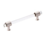 Belwith Keeler Chrysalis Pull Polished Nickel with Glass - 5 1/16 in