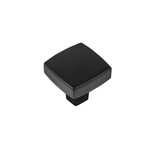 Belwith Keeler Coventry Knob Matte Black - 1 1/4 in