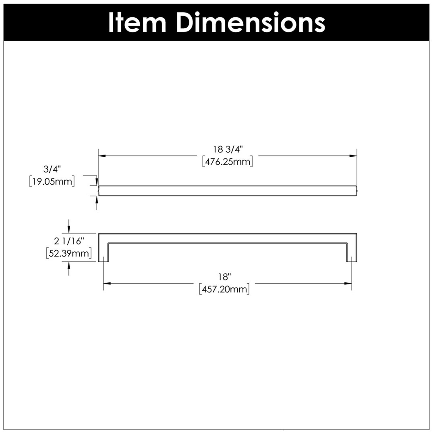 Belwith Keeler Coventry Appliance Pull