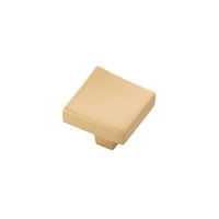 Flex Knob Brushed Golden Brass - 1 1/4 in