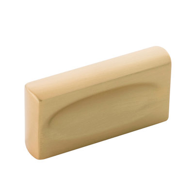 Belwith Keeler Ingot Pull Brushed Golden Brass - 1 in