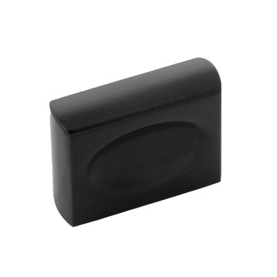 Belwith Keeler Ingot Knob Matte Black - 1 3/8 in