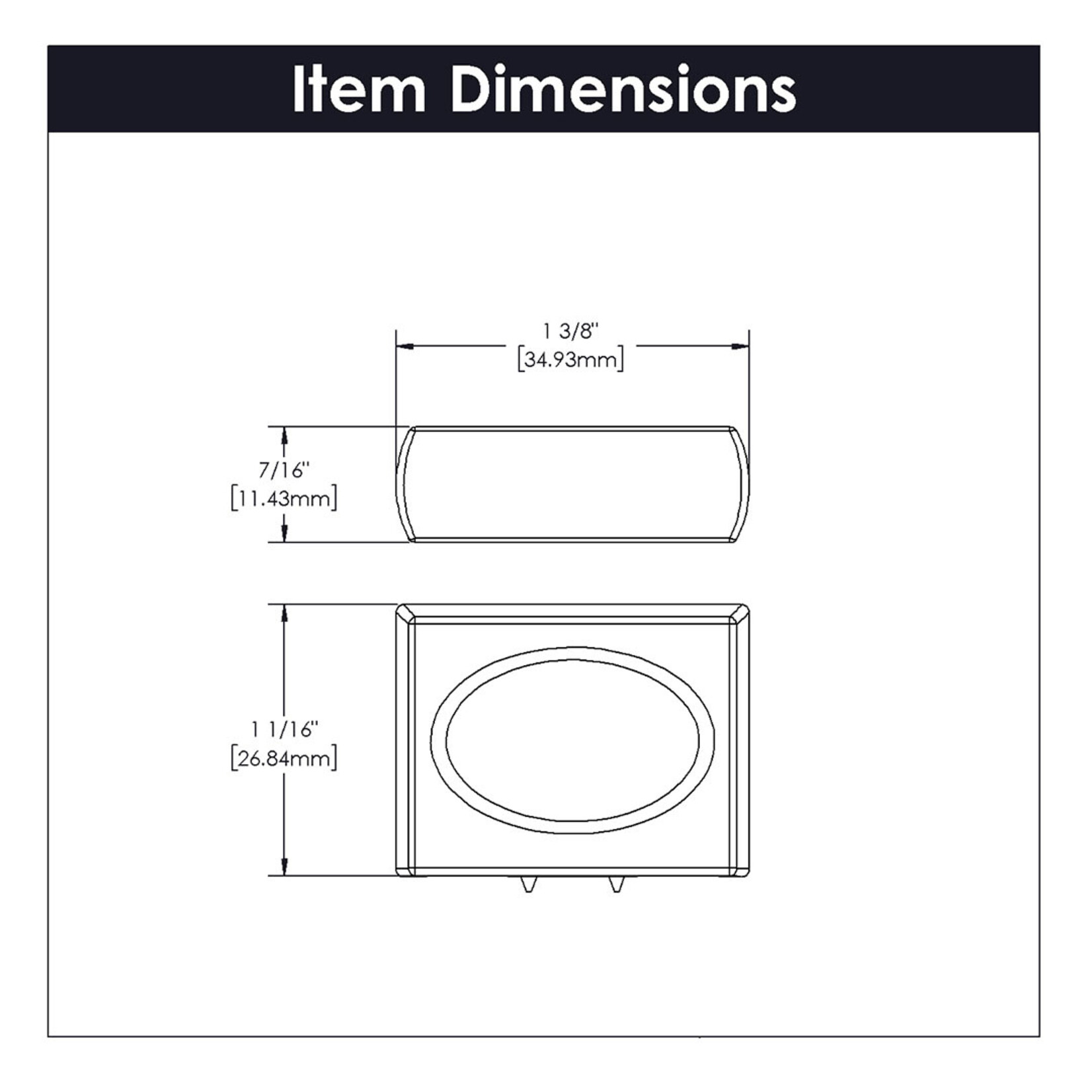 Belwith Keeler Ingot Knob