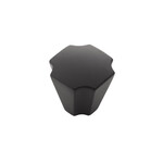 Belwith Keeler Monarch Knob Matte Black - 1 1/8 in