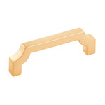 Belwith Keeler Monarch Pull Brushed Golden Brass - 3 in