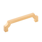 Belwith Keeler Monarch Pull Brushed Golden Brass - 3 3/4 in