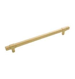Belwith Keeler Monroe Pull Brushed Golden Brass - 8 13/16 in