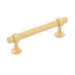 Belwith Keeler Ostia Pull Brushed Golden Brass - 3 3/4 in