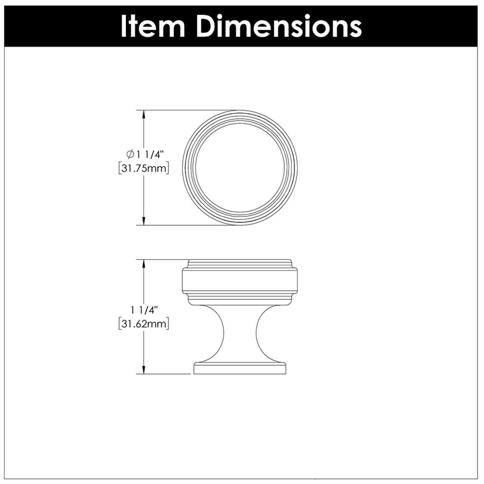 Belwith Keeler Reserve Knob