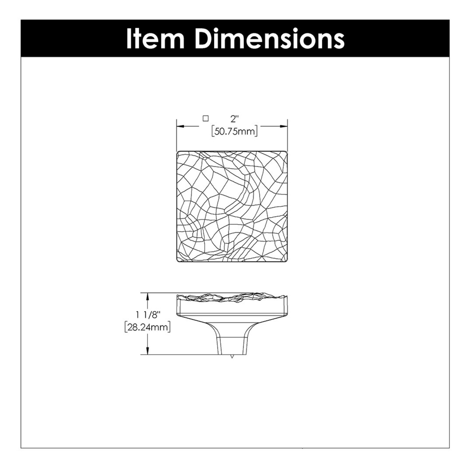 Belwith Keeler Sandrine Knob