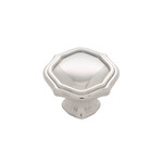 Belwith Keeler Trellis Quatrefoil Knob Polished Nickel - 1 1/2 in