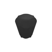Trellis Traditional Knob Matte Black - 1 3/16 in
