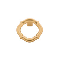 Trellis Rigid Pendant Brushed Golden Brass - 2 in