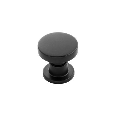 Belwith Keeler Urbane Knob Matte Black - 1 1/4 in