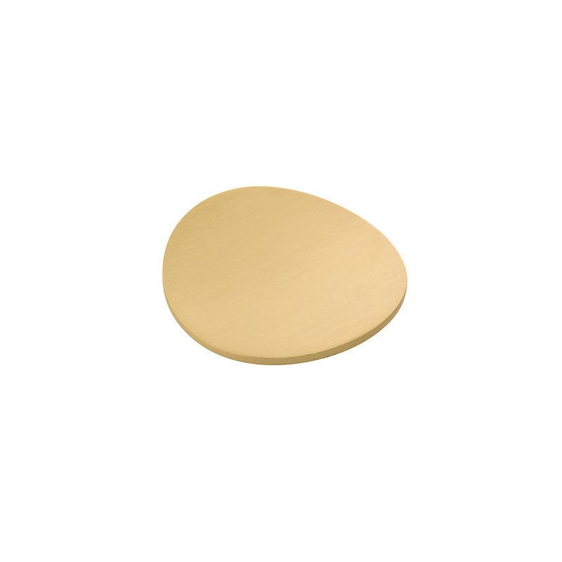 Vale Knob Brushed Golden Brass - 3 in - Handles & More