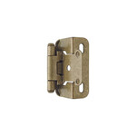 Amerock Amerock Face Frame 1/2 in Overlay Hinge - Burnished Brass