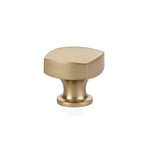 Emtek Freestone Cabinet Knob Satin Brass - 1 1/4 in
