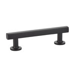Emtek Freestone Pull Flat Black - 3 1/2 in