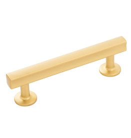 Hickory Hardware Woodward Pull Brushed Golden Brass - 3 3/4 in