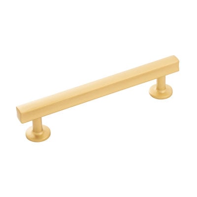 Hickory Hardware Woodward Pull Brushed Golden Brass - 5 1/16 in