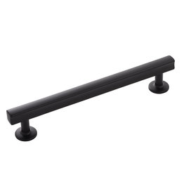 Hickory Hardware Woodward Pull Matte Black - 6 5/16 in