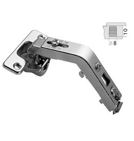 DTC DTC - Clip-on - 135° Pie Corner Hinge - Self-Closing - Specialized - Knock-in (with Dowel) Install