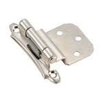 Amerock Amerock Face Frame 3/8 in Inset Hinge - Polished Chrome
