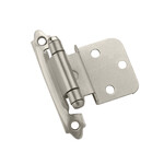 Amerock Amerock Face Frame 3/8 in Inset Hinge - Satin Nickel