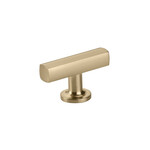 Emtek Freestone T-Knob Satin Brass - 2 in