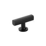 Emtek Freestone T-Knob Flat Black - 2 in