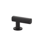 Emtek Freestone Finger Pull Flat Black - 1 7/8 in