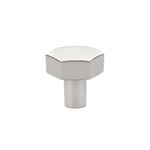 Emtek Mod Hex Knob Polished Nickel - 1 1/8 in