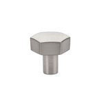 Emtek Mod Hex Knob Satin Nickel - 1 1/8 in