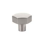 Emtek Mod Hex Knob Satin Nickel - 1 1/2 in