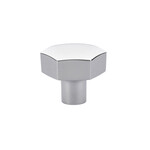 Emtek Mod Hex Knob Polished Chrome - 1 1/2 in