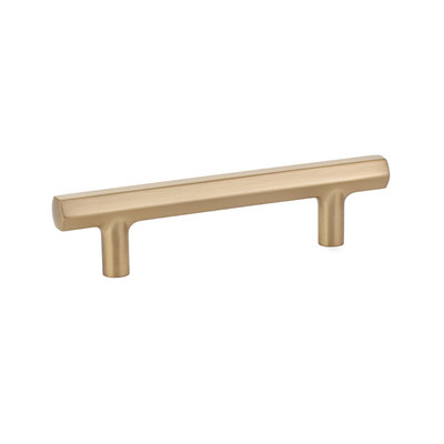 Emtek Mod Hex Pull Satin Brass - 3 1/2 in