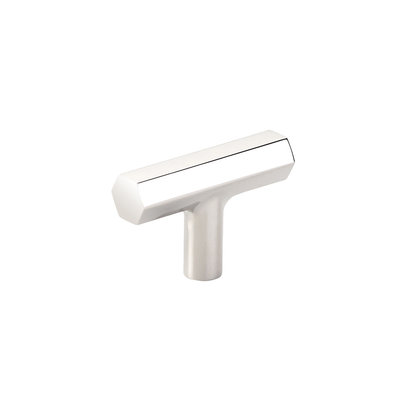 Emtek Mod Hex T-Knob Polished Nickel - 2 in