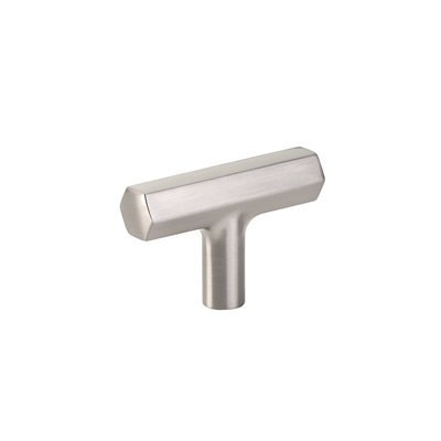 Emtek Mod Hex T-Knob Satin Nickel - 2 in