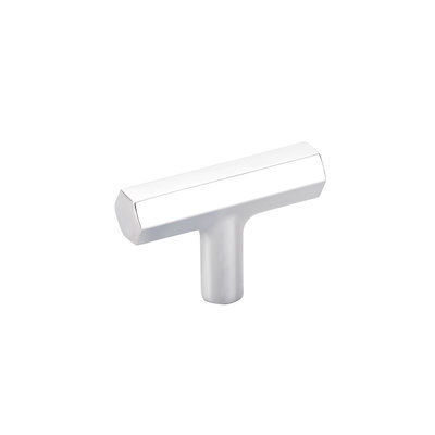 Emtek Mod Hex T-Knob Polished Chrome - 2 in