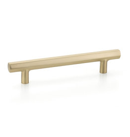 Emtek Mod Hex Pull Satin Brass - 5 in