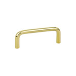 Emtek Wire Pull Unlacquered Brass - 3 in