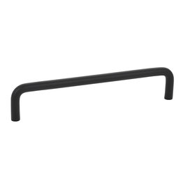Emtek Wire Pull Flat Black - 6 in