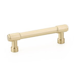 Emtek Jasper Pull Satin Brass - 3 1/2 in