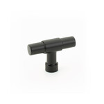 Emtek Jasper T-Knob Flat Black - 2 in