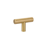 Emtek Bar T-Knob Satin Brass - 2 in